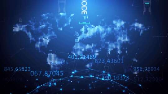 数字世界地图数据展示