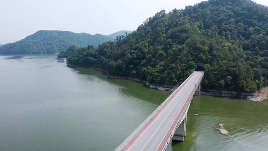 航拍杭州千岛湖自然风光