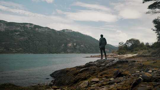 人，探索，阿根廷，海岸线