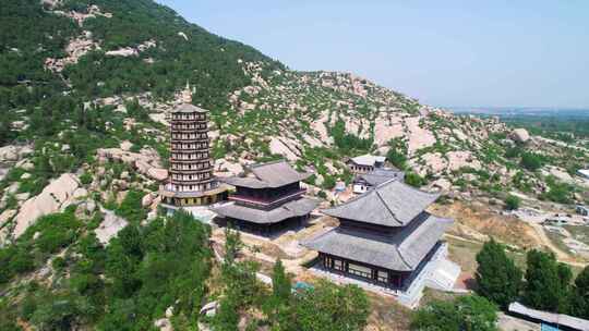 邹城峄山风景区-4k航拍