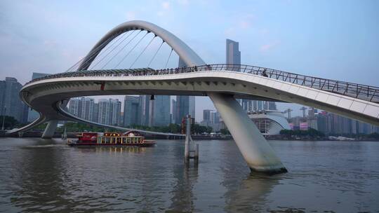 航拍广州金融中心一线城市景观 4k视频素材模板下载