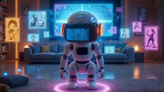 人工智能宣传片演讲比赛视频素材高清在线视频素材下载