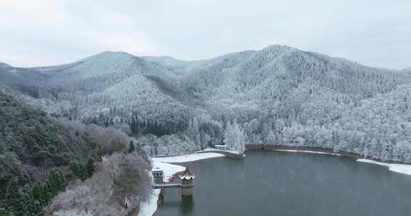 江西九江庐山风景区冬季雪景风光