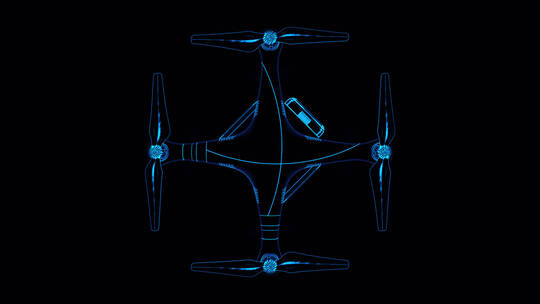 无人机科技视频素材