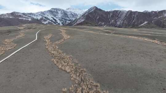 天山雪山视频素材模板下载