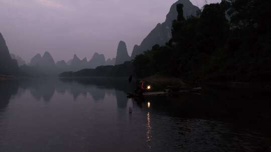 桂林山水喀斯特地貌风光