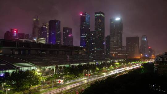 深圳会议中心夜景