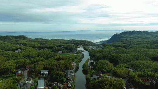 四川蜀南竹海 航拍视频素材模板下载