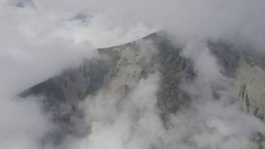 宝鸡太白山航拍