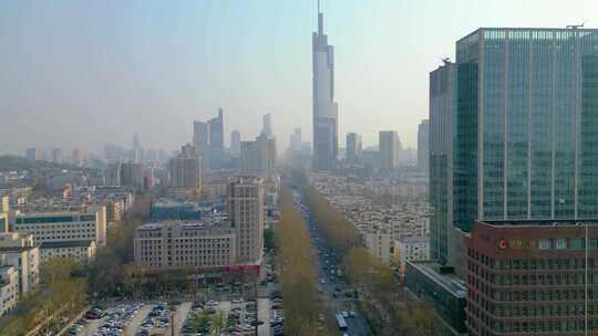 南京市城市地标航拍视频素材模板下载
