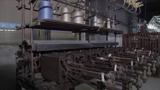 【空镜】4k工业-历史文物-丝厂机器-log原片