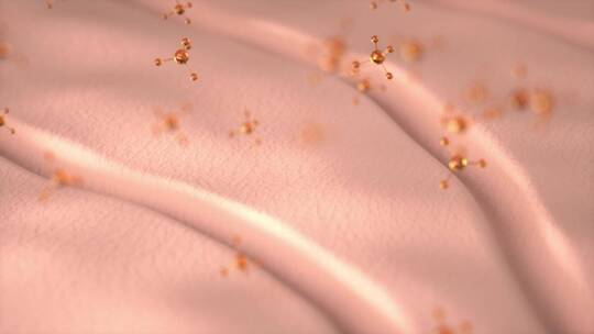 玻尿酸分子活化细胞消除皮肤皱纹C4D动画视频素材模板下载