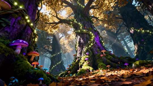 奇幻森林魔幻场景