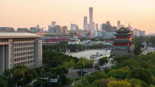 北京城市风景延时摄影