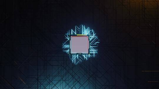 区块链科技技术处理器算力粒子展示动画视频素材模板下载