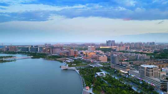 上海市临港新片区城市风光视频素材模板下载