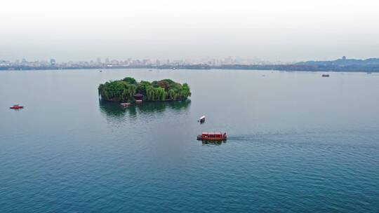 杭州西湖湖心亭视频素材模板下载