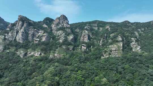 庐山风景区山峰岩石航拍山脉山丘山岭山陵