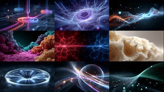 光影交织虚实变幻未来科技无限可能高清在线视频素材下载