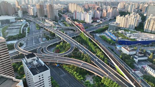 漕溪北路立交视频素材模板下载