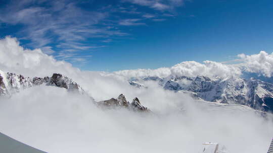 科马约尔阿尔卑斯山意大利山脉雪峰滑雪