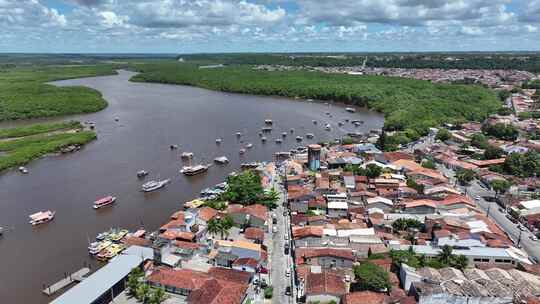 巴西塞古罗巴伊亚港的伯兰纳姆河。历史悠久