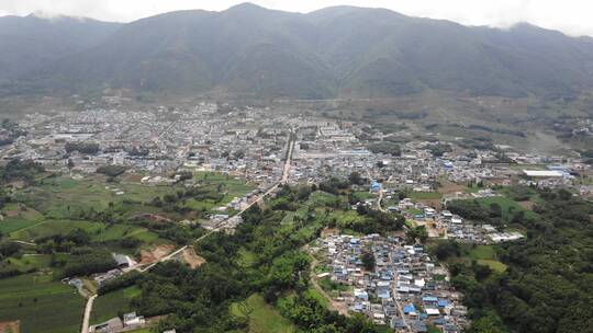 山区乡镇乡村森林乡村振兴航拍