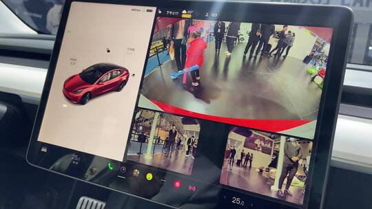 齐鲁国际车展，特斯拉首次亮相视频素材模板下载