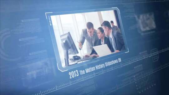 科技感公司企业时间轴发展历程宣传包装片头