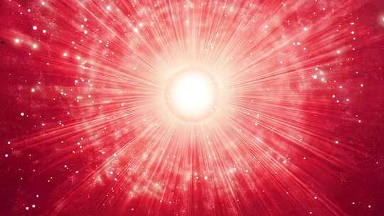 红色光芒粒子背景素材