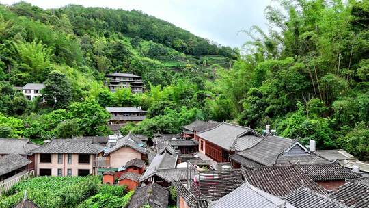 航拍云南那柯里古镇茶马古道·前进遥屏