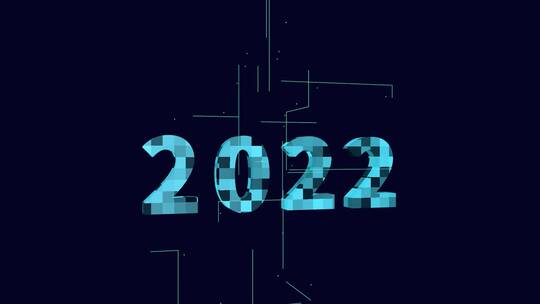 2022三维科技感电路板生长线条场景视频素材模板下载