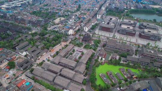 淮安地标河下古镇全景