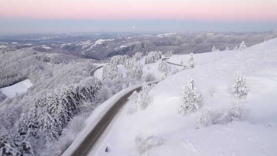 冬季山路