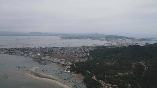 沿海山地航拍