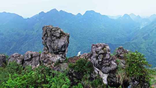 大自然瀑布山川河流