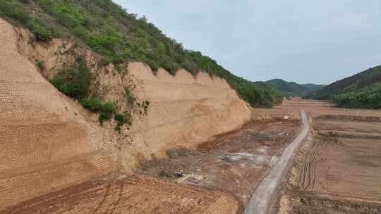 陕西陕北延安 高标准农田航拍