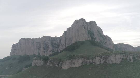 航拍山西旅游胜地太行山脉60帧原素材