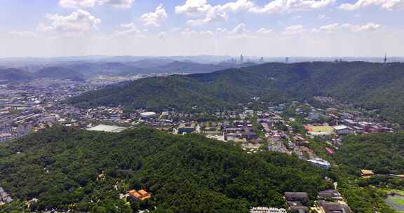 长沙湖南大学操场学校大景【组镜】