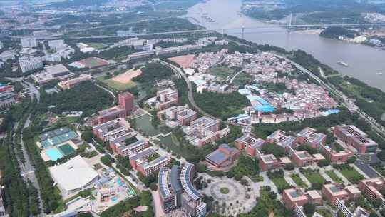 广州大学城航拍