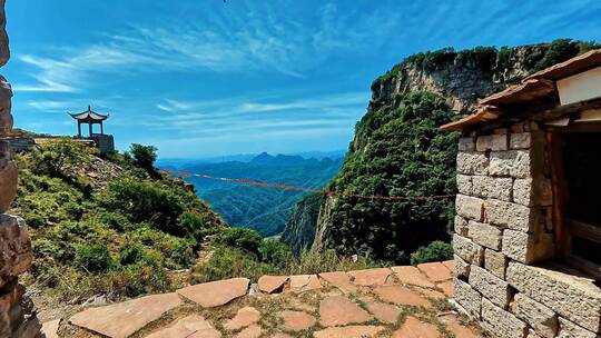 城门外的大山风景/唯美风景