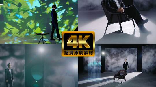 4K写意空间抽象艺术视频素材高清在线视频素材下载