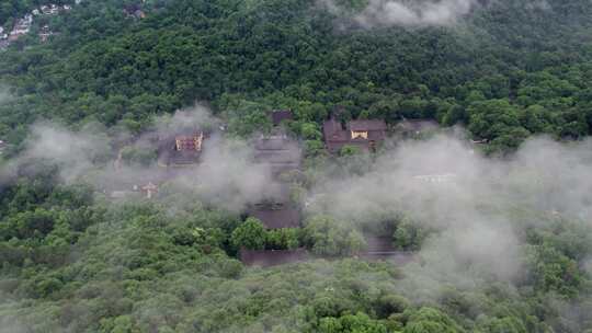 杭州灵隐寺航拍