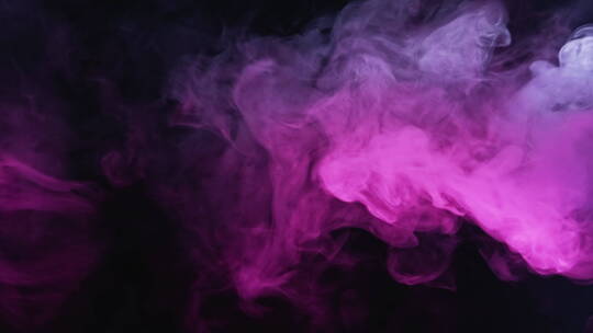 霓虹紫色烟雾
