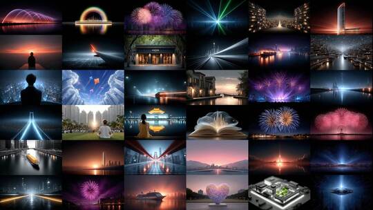 城市光影美学未来畅想曲(前112S为快速预览)高清在线视频素材下载