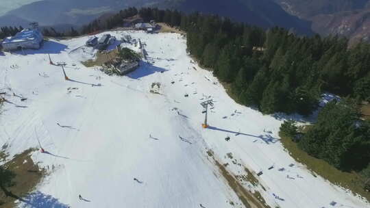 滑雪场视频素材模板下载