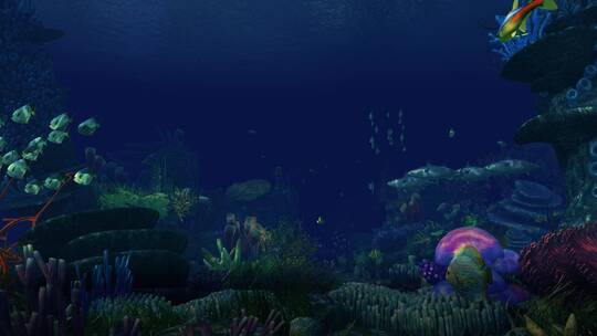 三维模拟海底造景