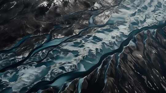 冰川河流
