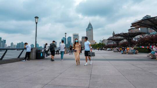 上海人流延时摄影