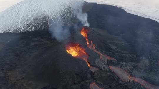 Fagradalsfjall，火山，喷发